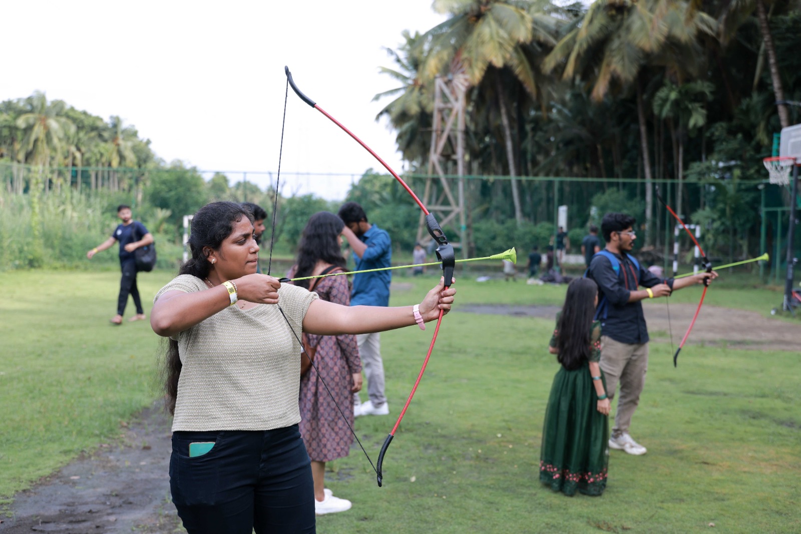 Archery at Thanima Farm Life