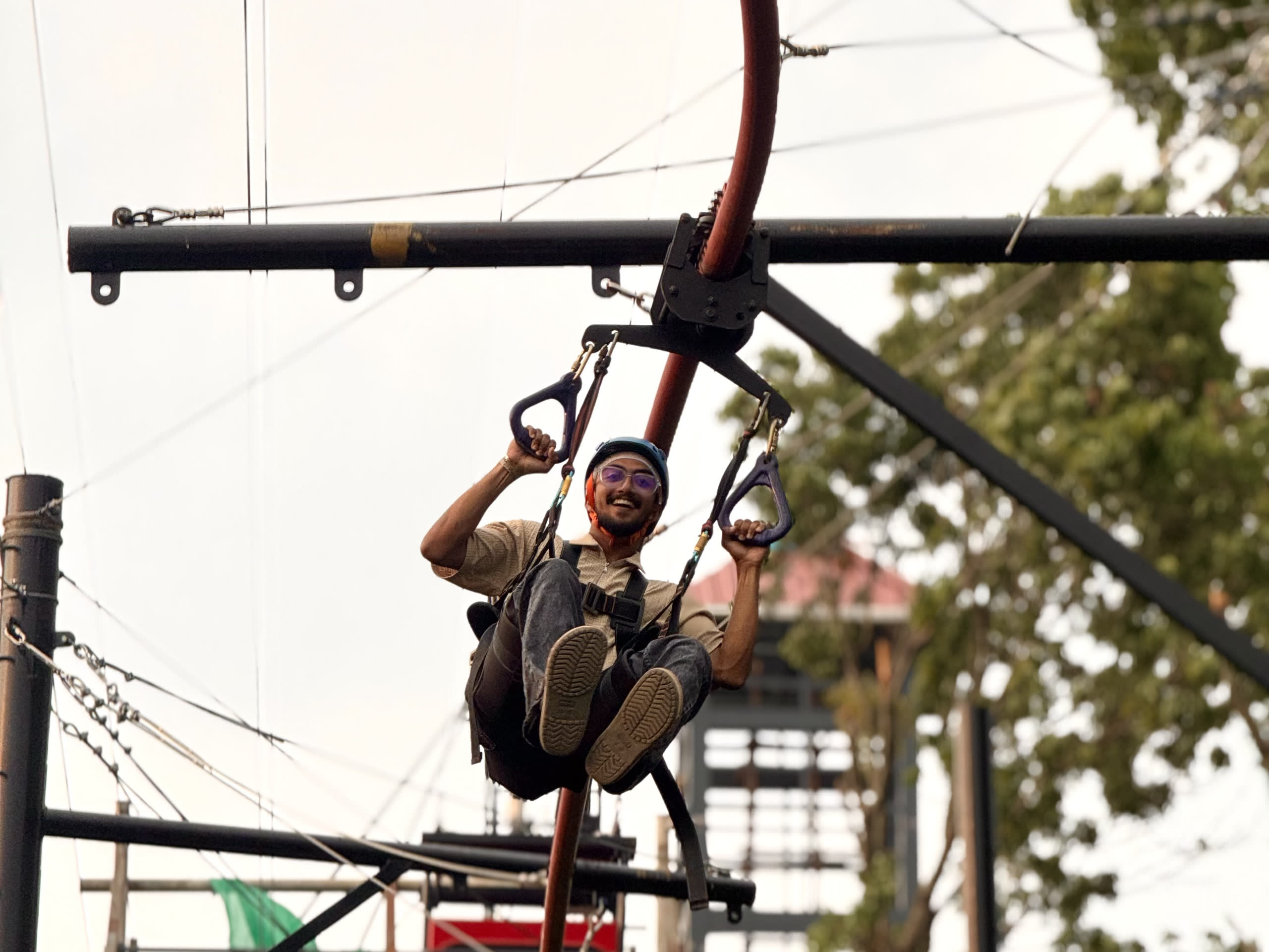 Roller coaster ride at Thanima Farm Life